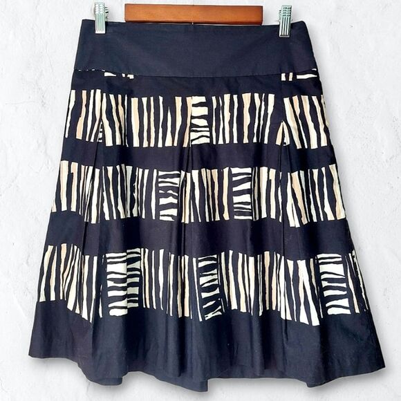 Talbots Dresses & Skirts - Talbots 100% Cotton Tribal Tiger Striped A-Line Petite Skirt Sz 4P